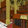 Bibliothèque moyen-age livres nef