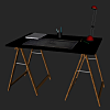3D VRML bureau lampe