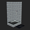 3D VRML douche robinet