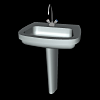 3D VRML lavabo robinet