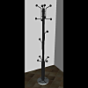 3D VRML porte-manteaux