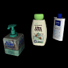3D VRML savons gel-douche shampoing