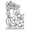 frises fleurs