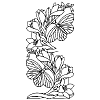 frises fleurs