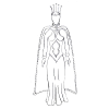 costume vêtement reine royal