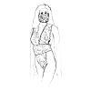 costume vêtement body dentelle sexy