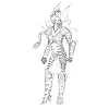 fantasy armure guerrière