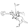 fantasy dragon chevalier