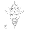 Visage de Satan