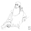 moyen-age homme moine
