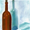 Nature morte aux bouteilles