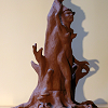 sculpture femme hybride dryade arbre