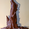 sculpture femme hybride dryade arbre