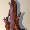 sculpture femme hybride dryade arbre