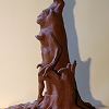 sculpture femme hybride dryade arbre
