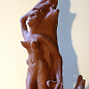 sculpture femme hybride dryade arbre