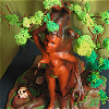 sculpture arbre dryade gardienne fée