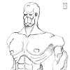 golem rocher statue homme fort