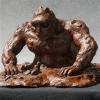 sculpture golem terre boue argile monstre