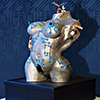 sculpture torse femme trans-humanisme prises électronique
