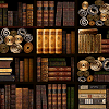 texture livres bibliothèque moyen-age