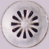 texture grille métal trou douche