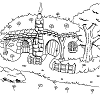 Une maison de hobbits